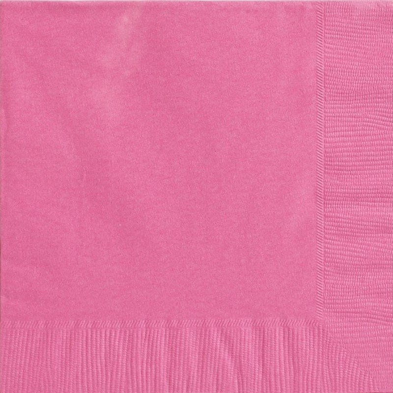 Bright Pink 2-Ply Luncheon Napkins
