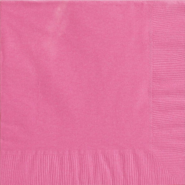 Bright Pink 2-Ply Luncheon Napkins