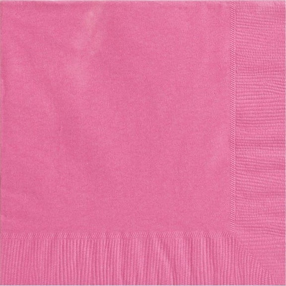 Bright Pink Big Party Pack Beverage Napkins