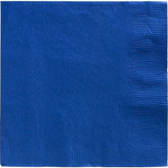Bright Royal Blue Big Party Pack Beverage Napkins