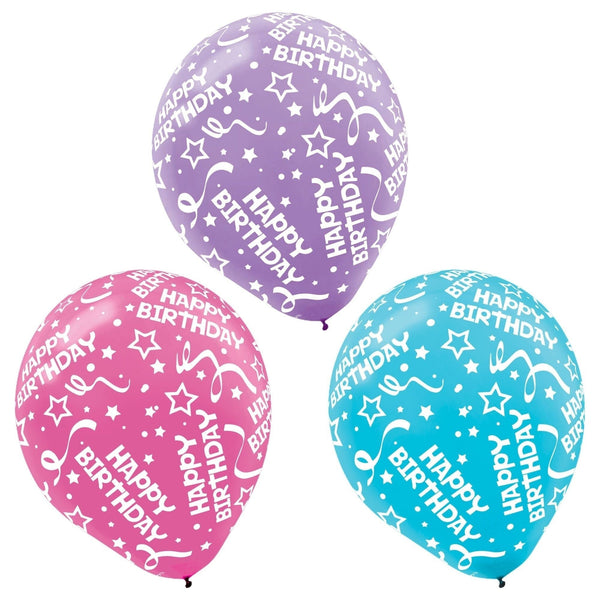 Bulk Balloons - Birthday Confetti Brights 100/Pkg