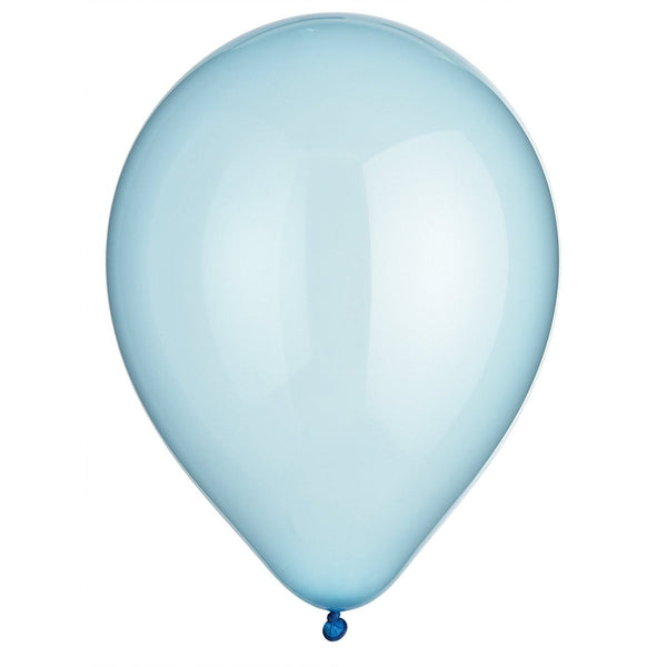 Bulk Clear Droplets Latex Balloon - Blue
