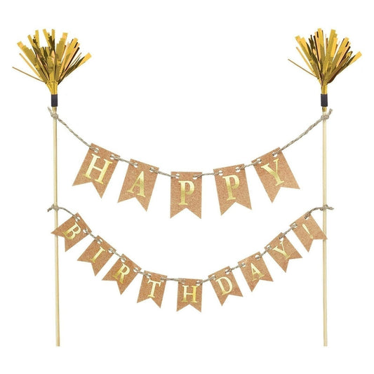 Cake Picks - Gold