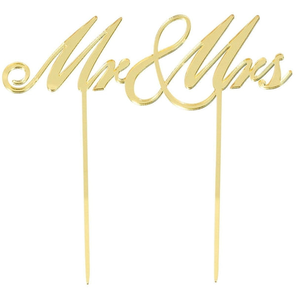 "Mr. & Mrs." Cake Topper