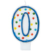 Polka Dots #0 Flat Molded Candle