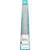 Thin Metallic Taper Candles - Silver
