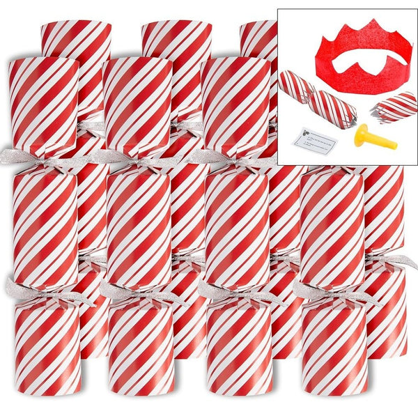 Candy Cane Crackers - Red & White