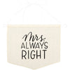 Canvas Chair Sign - Bride