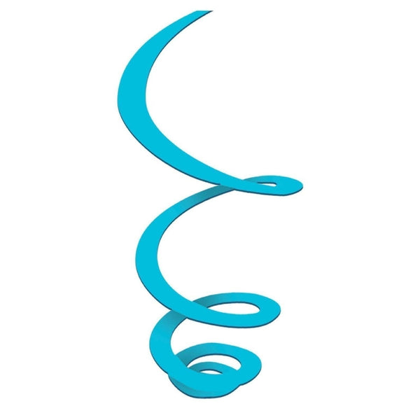 Caribbean Plastic Swirl Decorations