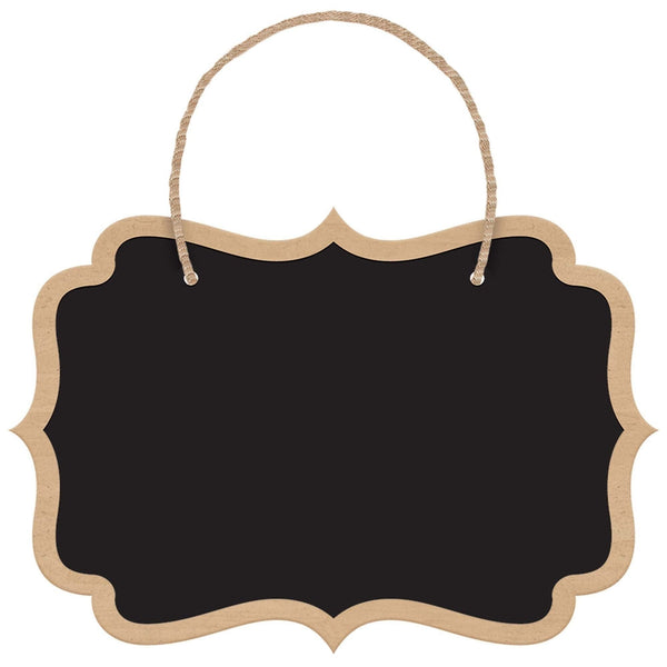Chalkboard Hanging Sign, 8 Count.