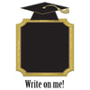 Chalkboard Sign W/ Grad Cap