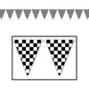 Checkered Pennant Banner All-Weather; 12 Pennants/String