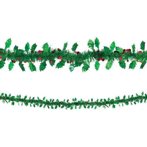 Christmas Holly/Berries Value Garland