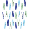 Clothespins Favors - Blue, Multi