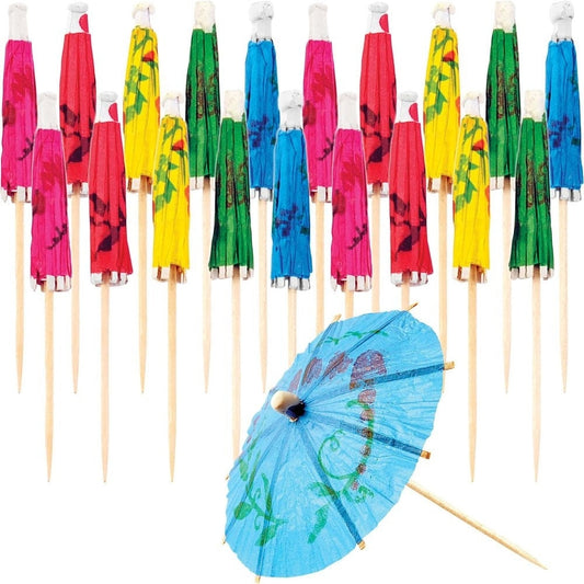 Cocktail Umbrella Assorted Picks, 20 Count