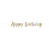 Confetti Fun Glitter Letter Banner