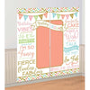 Confetti Fun Selfie Scene Setter W/ Photo Props With Glitter