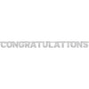 Congratulations - Large Foil Letter Banner