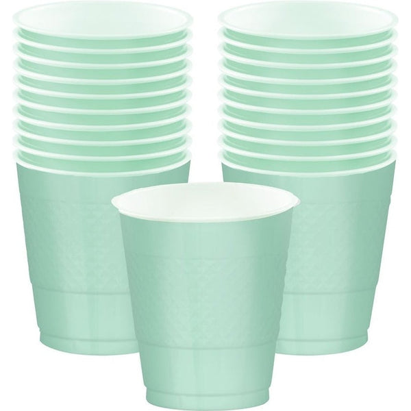 Cool Mint Plastic Cups