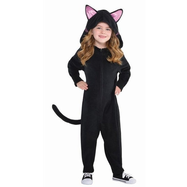 W153 Black Cat Zipster - Girl Large 12-14