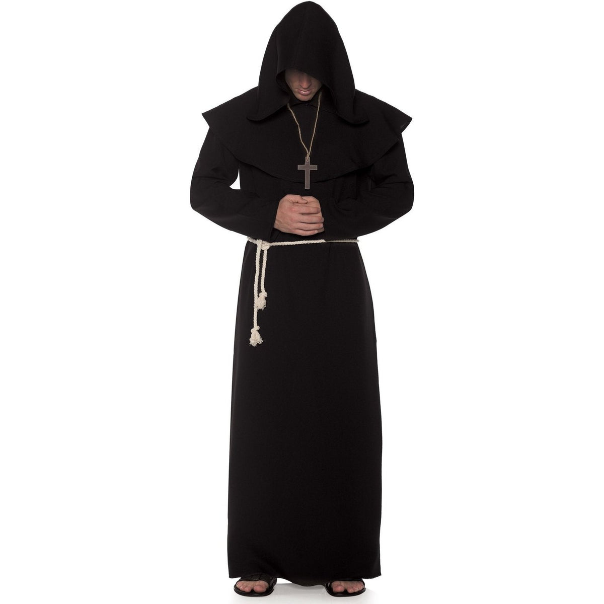 Monk Robe Black Adult Costume