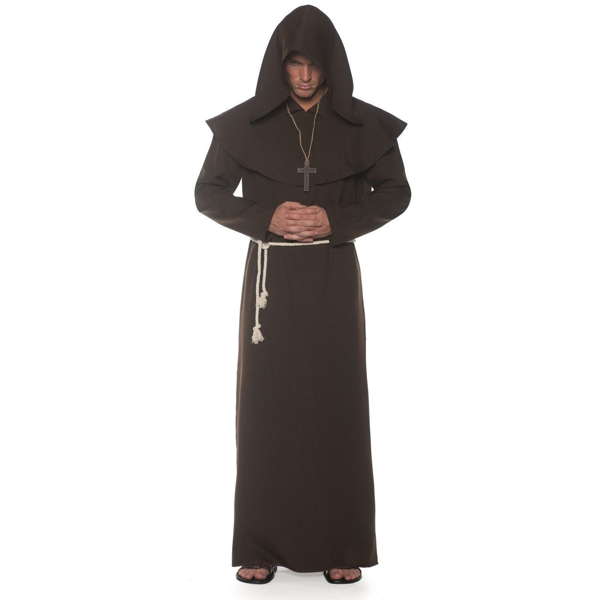 Monk Robe Brown Adult Costume