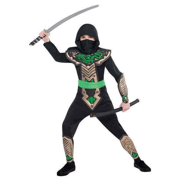 W055 Costume - Dragon Slayer Ninja - Medium 8-10
