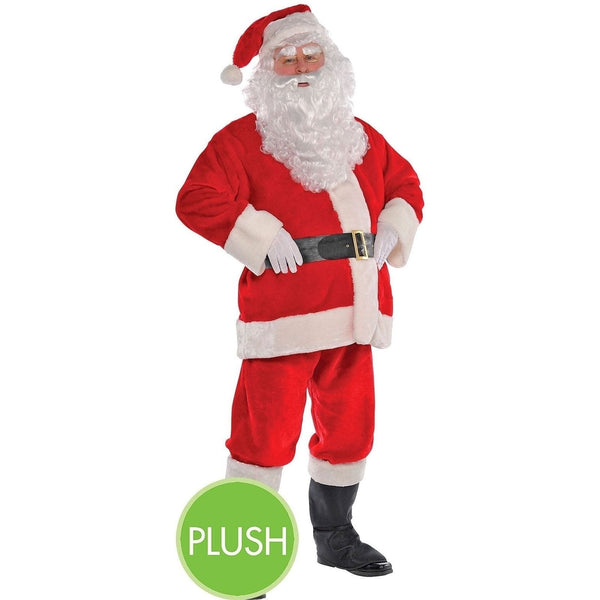 Plush Santa Suit - Xxl Up To 54" Chest Costume