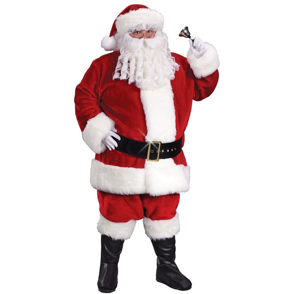 Santa Regency Plush Crimson 40-48 Adult Costume