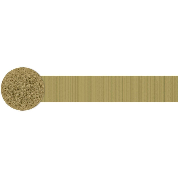Crepe Streamer - Gold