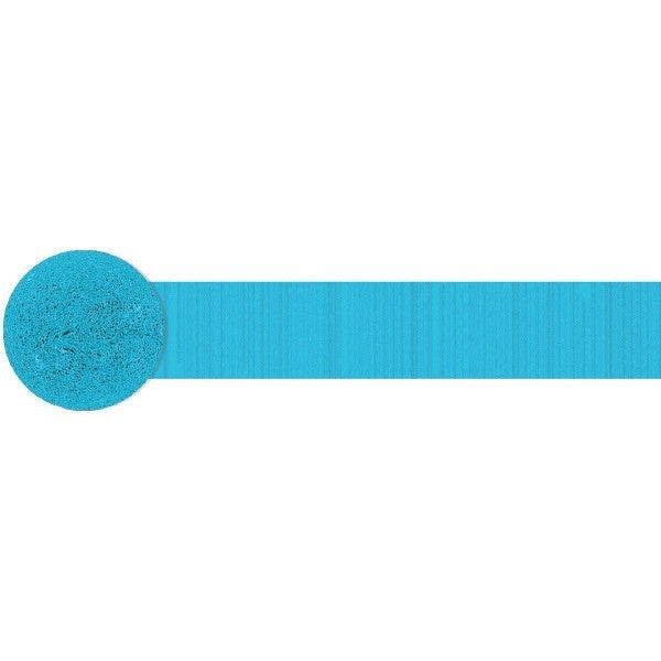 Crepe Streamer Packaged - Carribean Blue