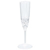 Crystal Look Champagne Flutes - Clear
