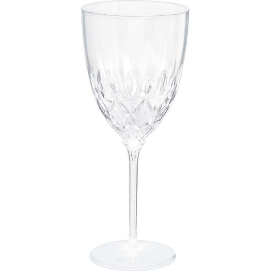 Crystal Look Wine Glasses - Clear