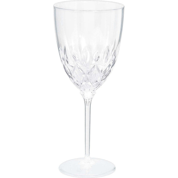 Crystal Look Wine Glasses - Clear
