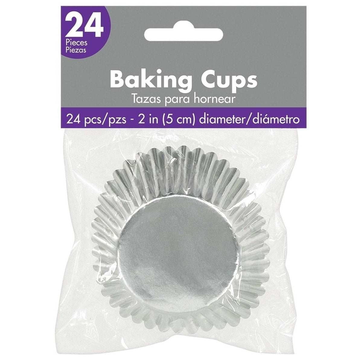 Cupcake Cases - Silver