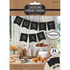 Customizable Chalkboard Paper Pennant Banner