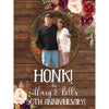 Customizable Yard Sign / Lawn Sign Anniversary Wood Frame W/PiCounture