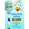 Customizable Yard Sign / Lawn Sign Baby Shower Balloon Tassel Blue