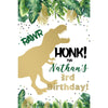 Customizable Yard Sign / Lawn Sign Birthday Dinosaur Silhouette