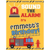 Customizable Yard Sign / Lawn Sign Birthday Firetruck
