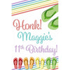 Customizable Yard Sign / Lawn Sign Birthday Flipflop