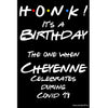Customizable Yard Sign / Lawn Sign Birthday - Friends Style