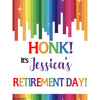 Customizable Yard Sign / Lawn Sign Birthday - Rainbow Retirement