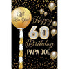 Customizable Yard Sign / Lawn Sign Birthday Sparkling Celebration 60