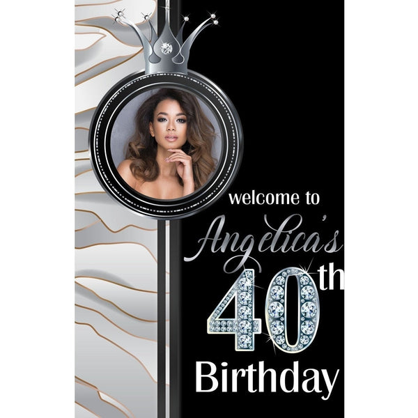 Customizable Yard Sign / Lawn Sign Welcome 40Th Birthday