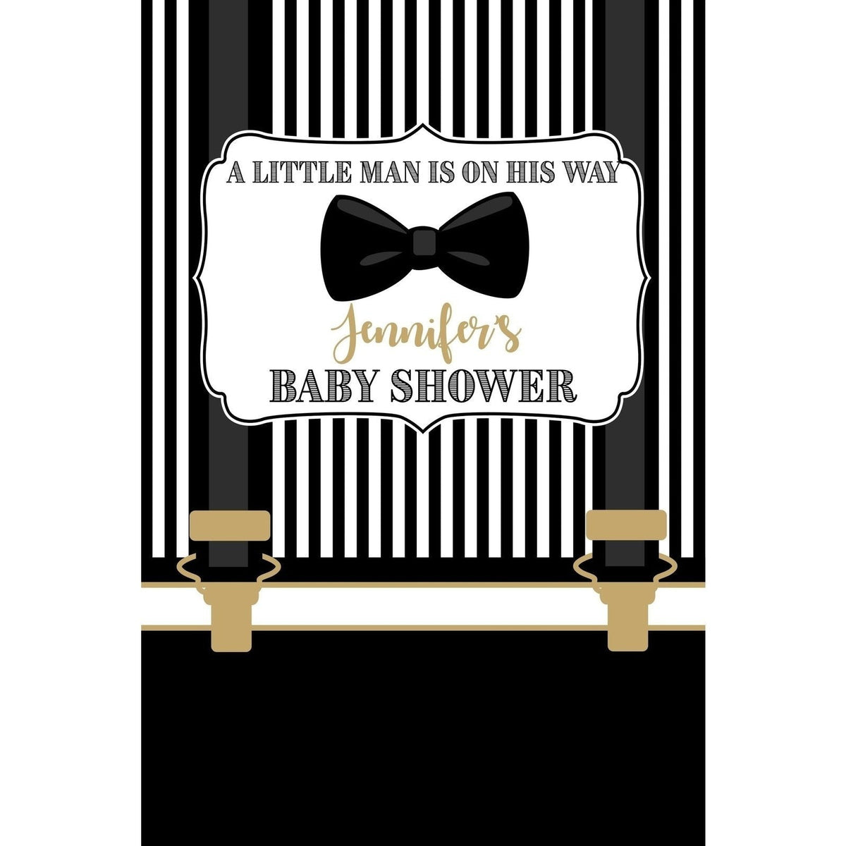 Customizable Yard Sign / Lawn Sign Welcome Baby Shower Little Man