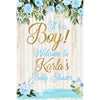 Customizable Yard Sign / Lawn Sign Welcome Baby Shower Shiplap Blue