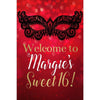 Customizable Yard Sign / Lawn Sign Welcome Birthday Sweet 16 Masquerade