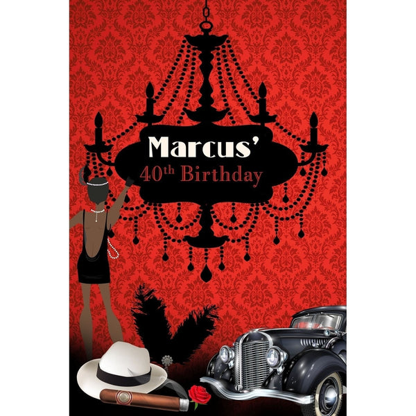 Customizable Yard Sign / Lawn Sign Welcome Birthday Roaring 20's