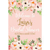 Customizable Yard Sign / Lawn Sign Welcome Bridal Shower Blush Floral